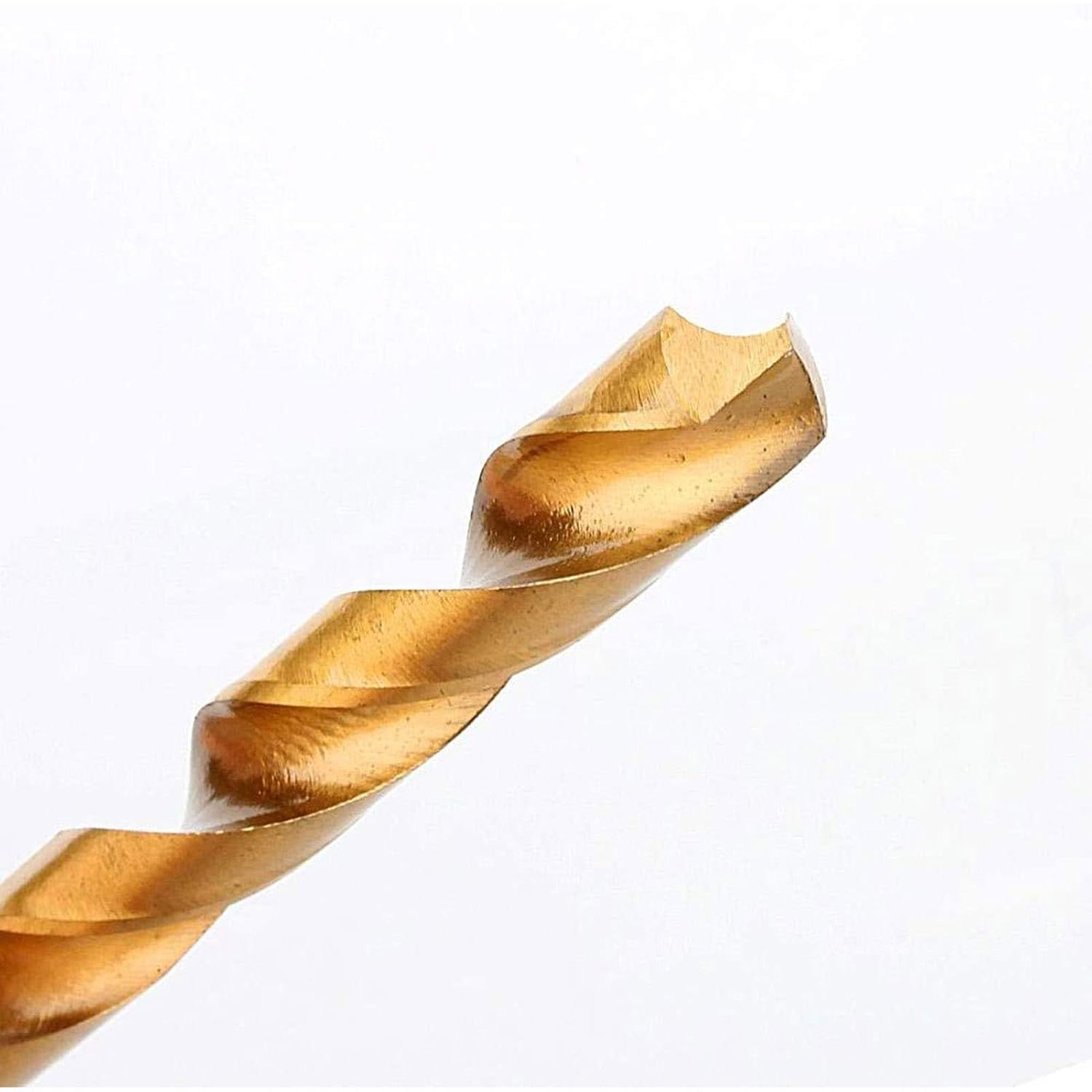 Ti Plated Drill Set, 170Pcs 1mm to 10mm Metric Spiral Point Tap Straight Shank Ti Drill Bit C for A Range of Drilling Applications