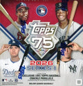 2026 Topps Series 1 Baseball HUGE Factory Sealed MEGA Box with (196) Cards with (3) EXCLUSIVE CRACKLE FOIL CARDS! Celebrate Topps 75th Anniversary! Look for Autos,Relics,Parallels,RCs & Much More!