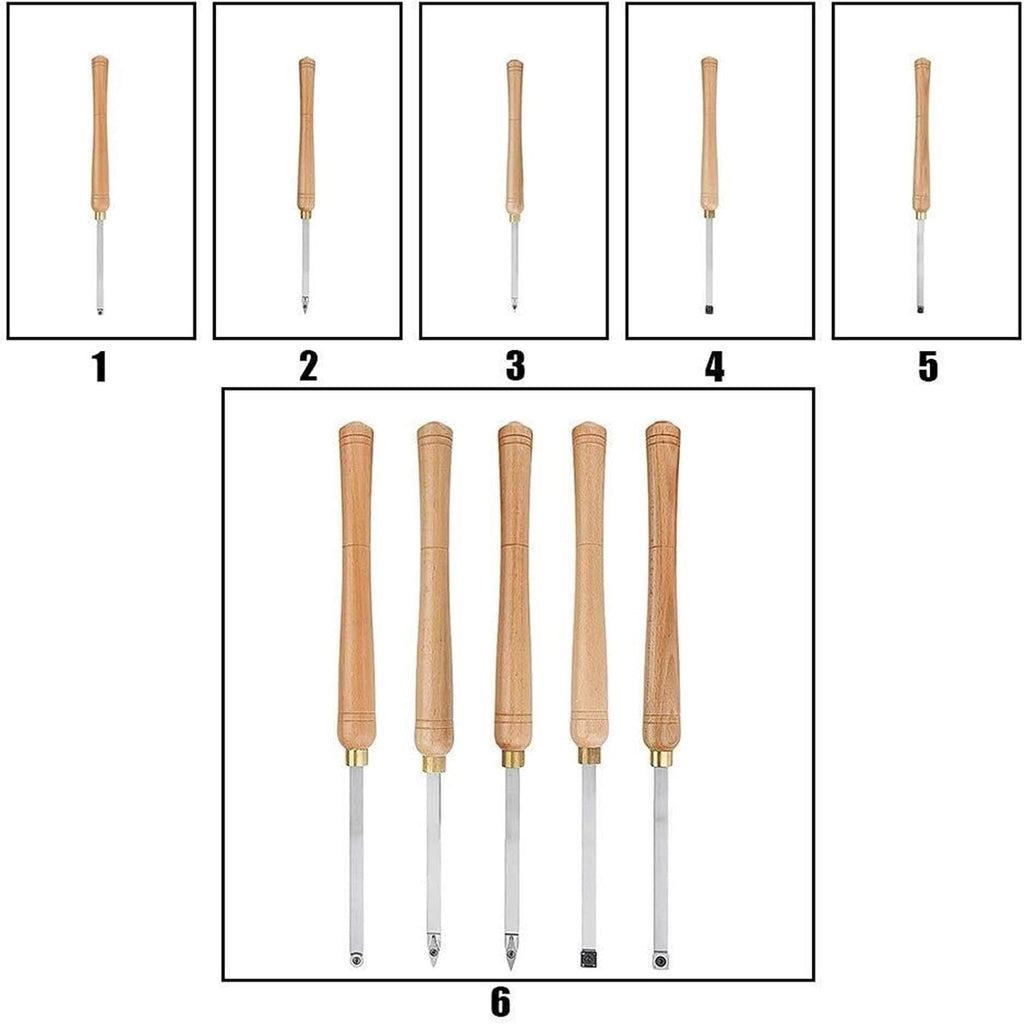 Boring Bar Holder Lathe Wood Turning Tool Carbide Insert Wrench Cutter Tools Square Shank with Wood Handle Woodworking Tool - Type: F,