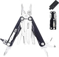 Multitool, 20-in-1 Full-Size, Multi-Purpose Pliers, Lightweight EDC, Tactical Gear, With Safety Locking, Camping Knives & Tools, Gifts for Guys, Gifts for Hunters Men who have Everything (Black)