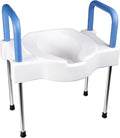 Maddak SP Ableware Extra Wide Tall-Ette Elevated Toilet Seat with Legs, Bariatric