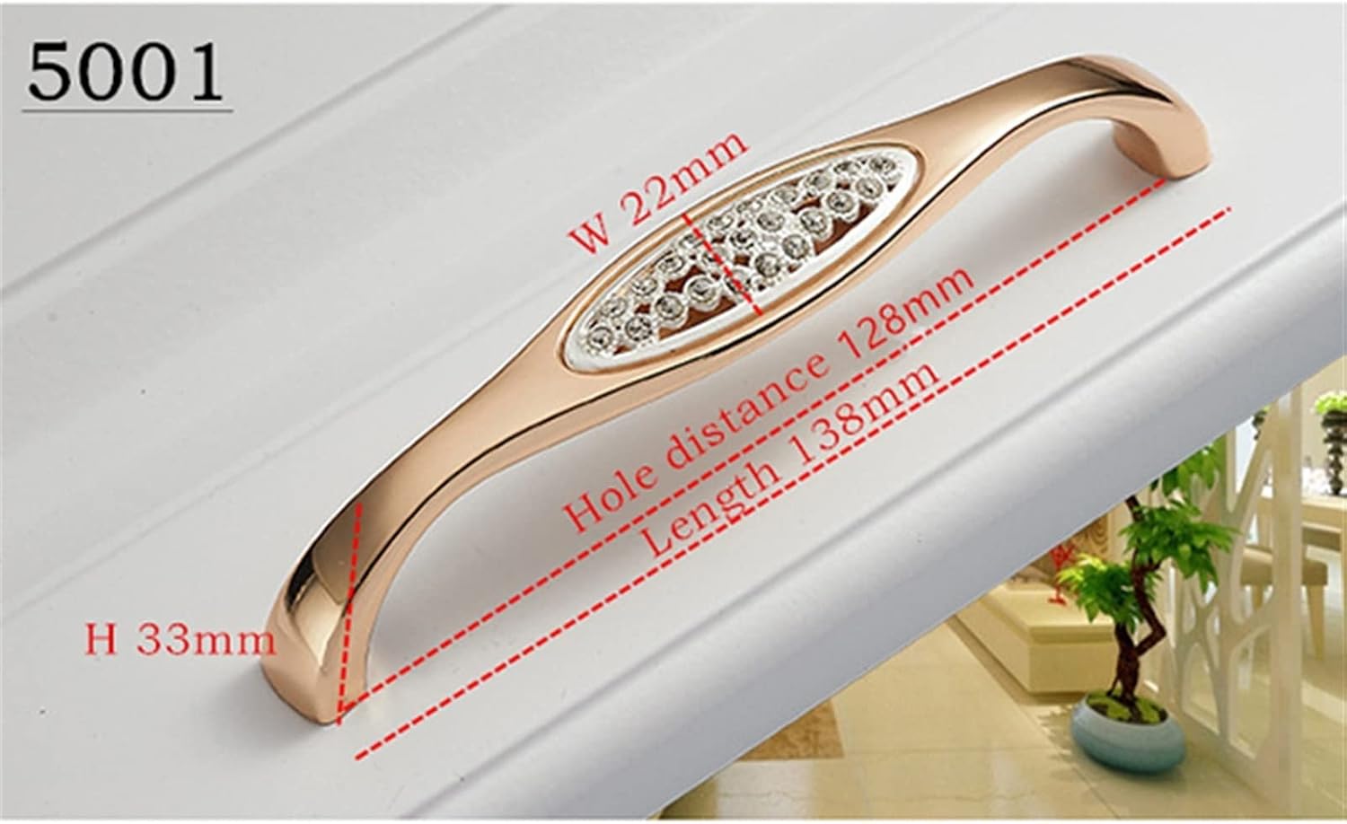Cabinet Handles Kitchen Hardware 10 Pcs Champagne Gold Door Handles With Diamond Luxury Zinc Alloy Cabinet Drawer Knobs European Wardrobe Furniture Pulls Hardware Cabinet pulls Kitchen Cabinet Handles