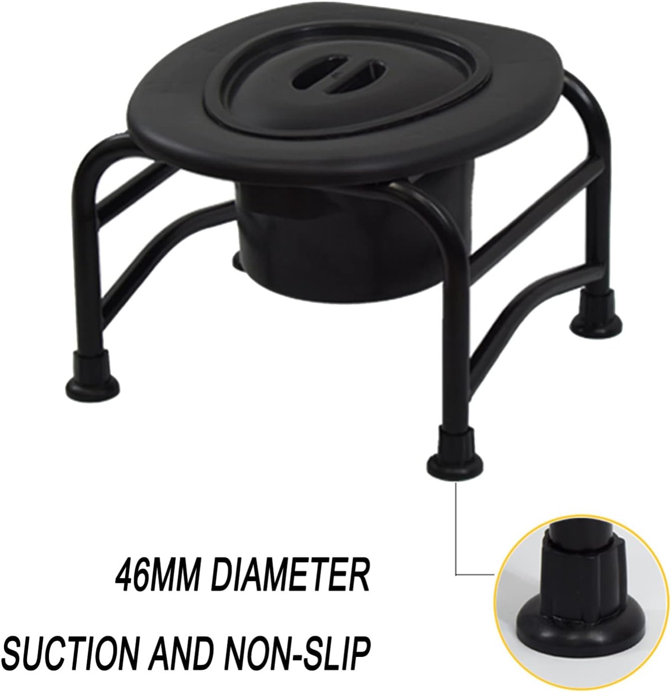 Commode Toilet Chair,Bedside Commode for Adults,Mobility Aid for People with Disabilities,Commode, Potty Chair for The Elderly, Portable Toilet Seat Chair, Non-Slip Shower Stool, Home Simple Mobile T