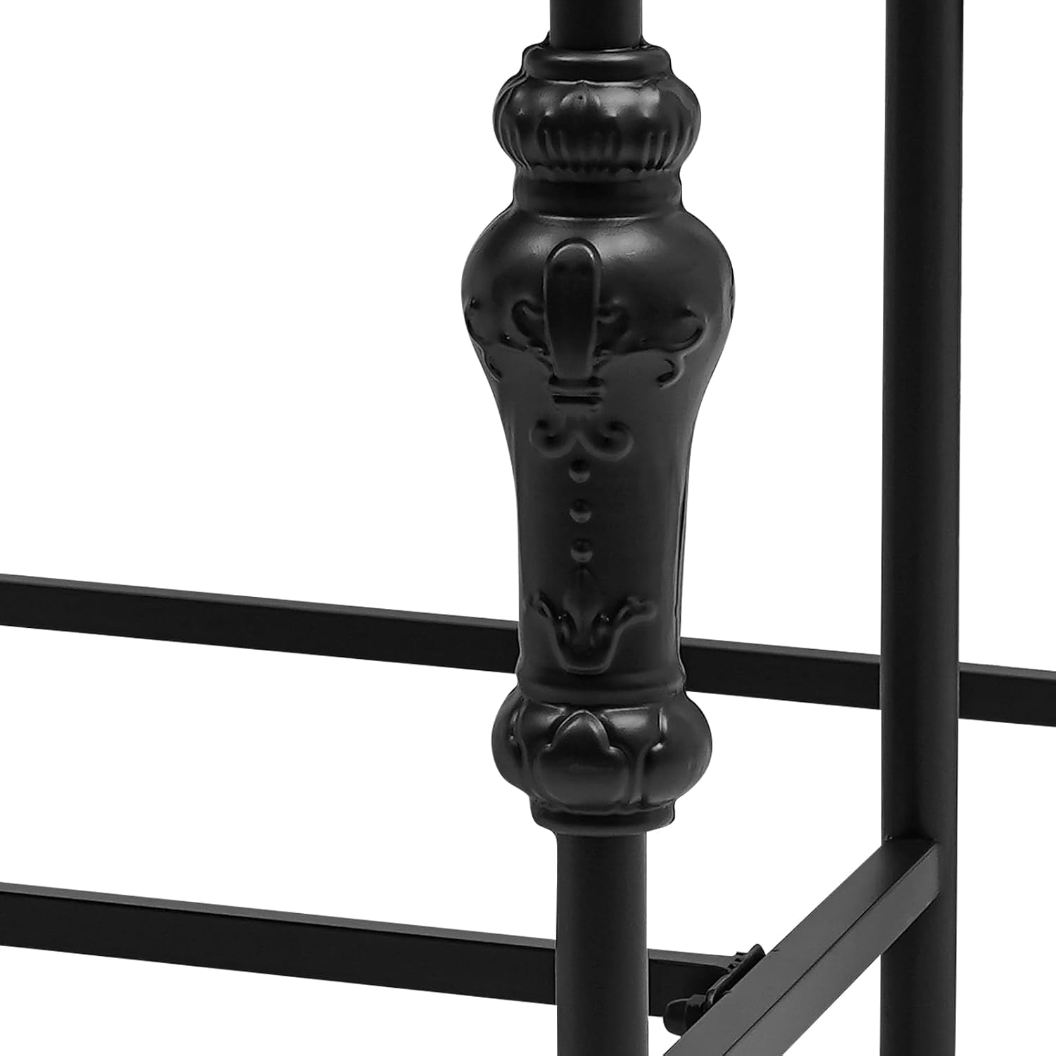 Set of 2 Industrial Retail Display Nesting Tables,Standing Retro Boutique Unit Storage Shelves,Garment Shoes Handbag Display Rack for Home Clothing Shop Hotel (Black)