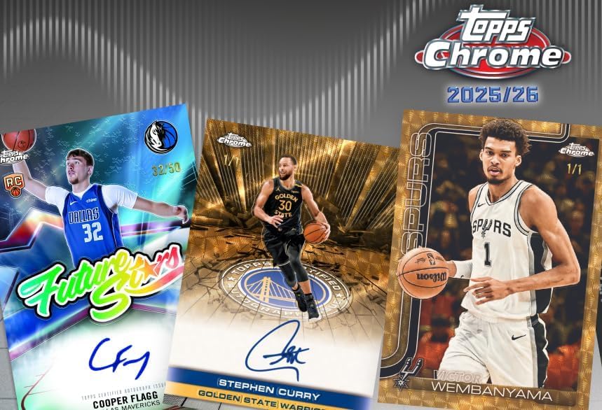 NEW 2025-26 CHROME Basketball Card MEGA Box