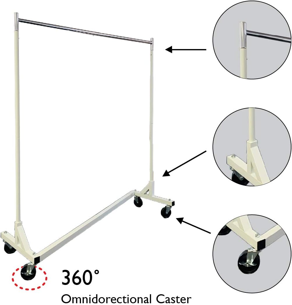 heavy duty clothing rack 400lb Load Garment clothing rack heavy duty Z Rack – Rolling coat rack for Home, Retail Display, Durable Square Tubing, Commercial Grade Clothing Rack. Display Racks Fixtures