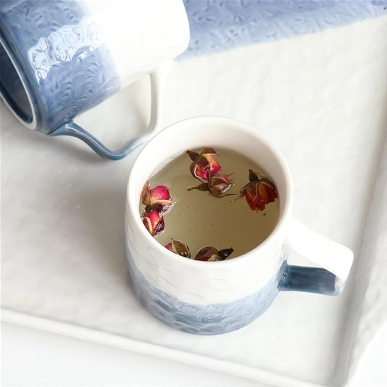 Beverage Serveware Ceramic kettle set household heat-resistant tea cup set living room cold kettle tea set water cup Water Carafe