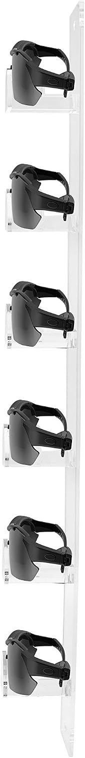 Marketing Holders 24 Pack Sunglasses 6 Pair Holder Acrylic with Hardware Gift Shops Bookstores Pharmacies Department Stores Fashion Retailers Shopping Centers Easy Access Low Maintenance Clear