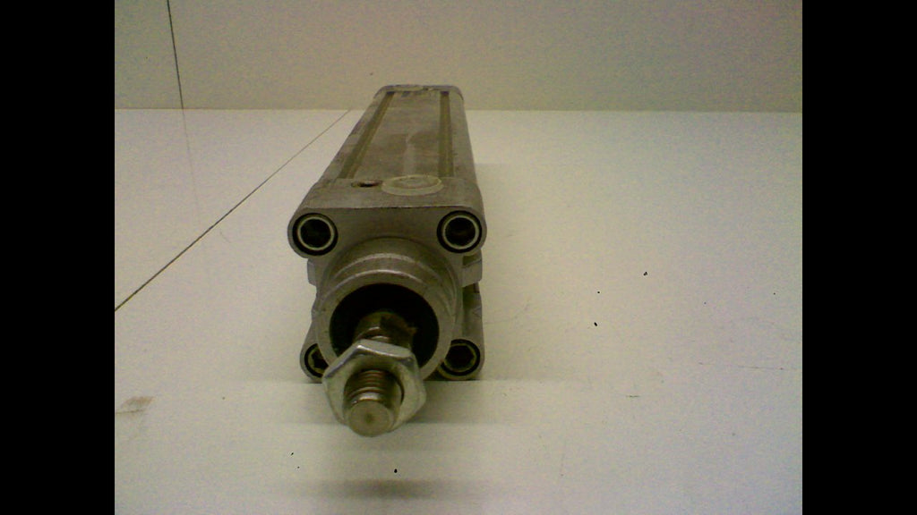 FESTO DNC-32-125-PPV-A (163310), 0.6 TO 12 BAR, 125 MM STROKE, 32 MM BORE, DOUBLE-ACTING, G1/8 PNEUMATIC CONNECTION, ISO CYLINDER, M10X1.25 ROD THREAD, PNEUMATIC CUSHIONING; ADJUSTABLE AT BOTH ENDS, S