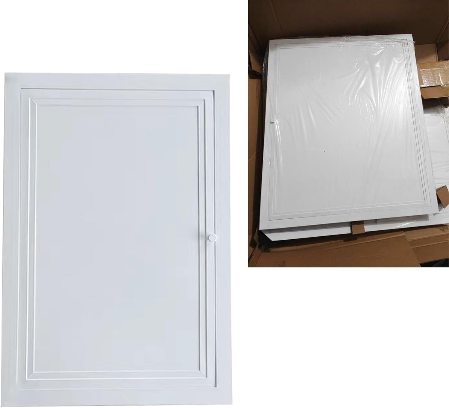 Vent Systems 24×24in 36x36Inch White Aluminum Plumbing Access Panel - Plasterboard/Drywall Access Door for Crawl Space - Wall Wire Cover - Inspection Hatch(20x44in/51x112cm)