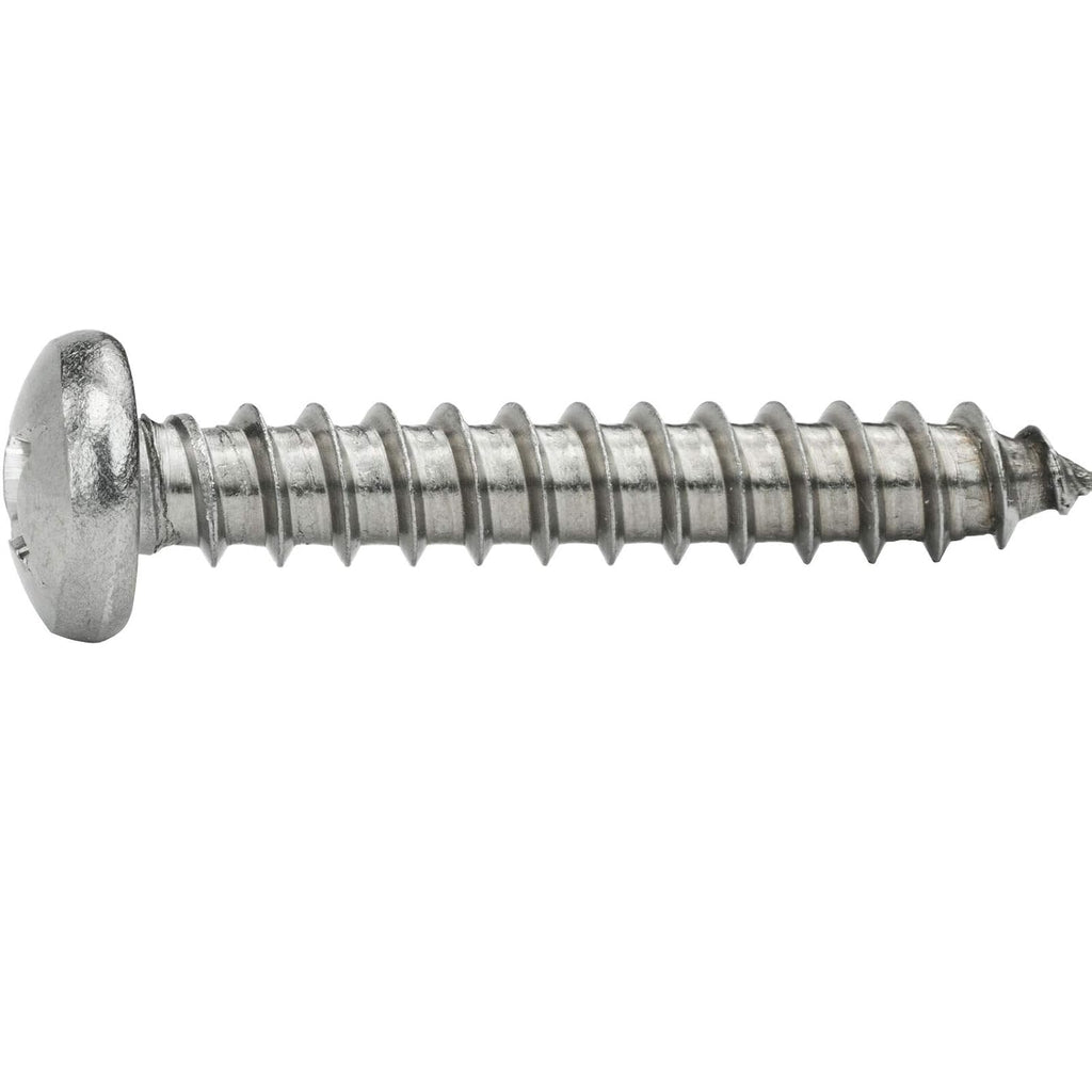 #2 x 1/4' - Sheet Metal Screws Self Tapping Pan Head Stainless Steel 2500 Pcs self Tapping Screws Metal B2B