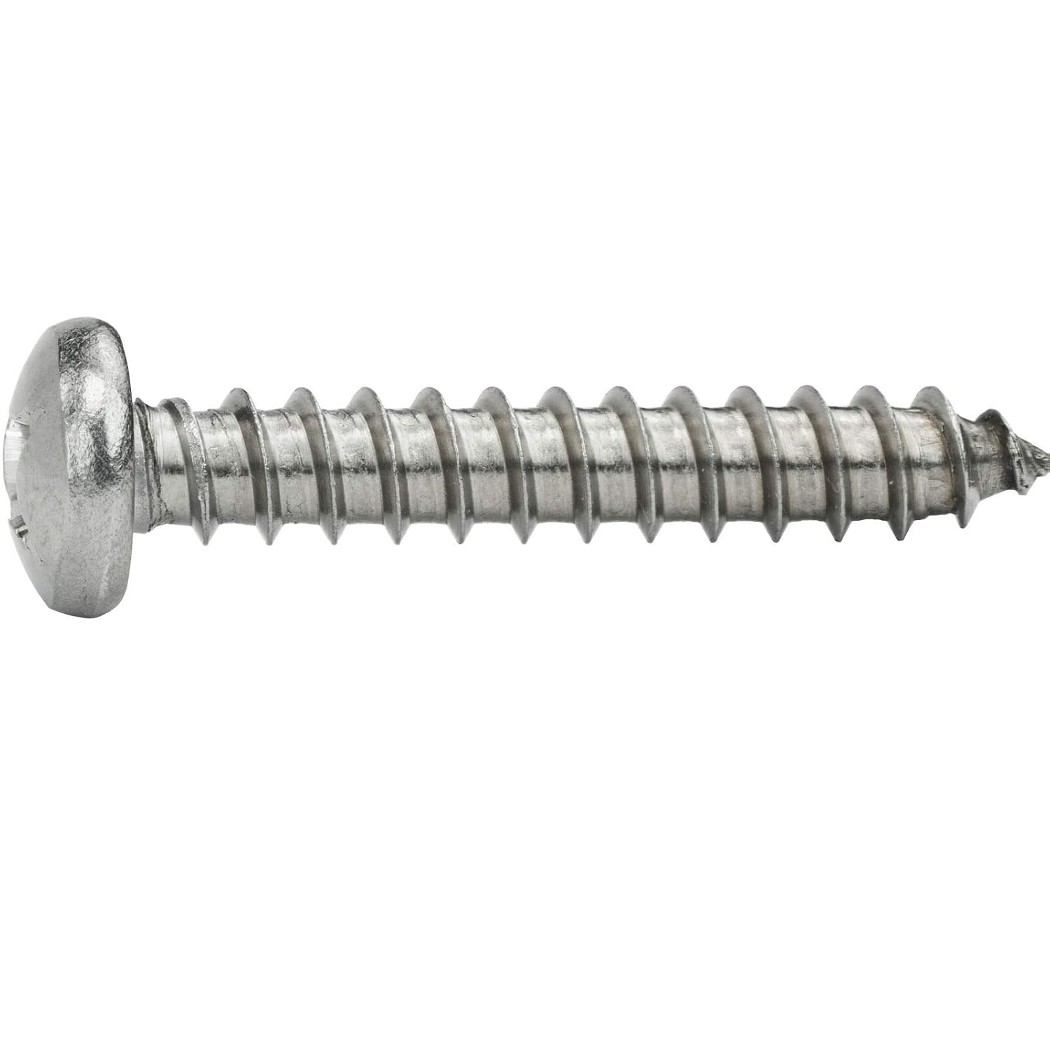 #2 x 1/4' - Sheet Metal Screws Self Tapping Pan Head Stainless Steel 2500 Pcs self Tapping Screws Metal B2B
