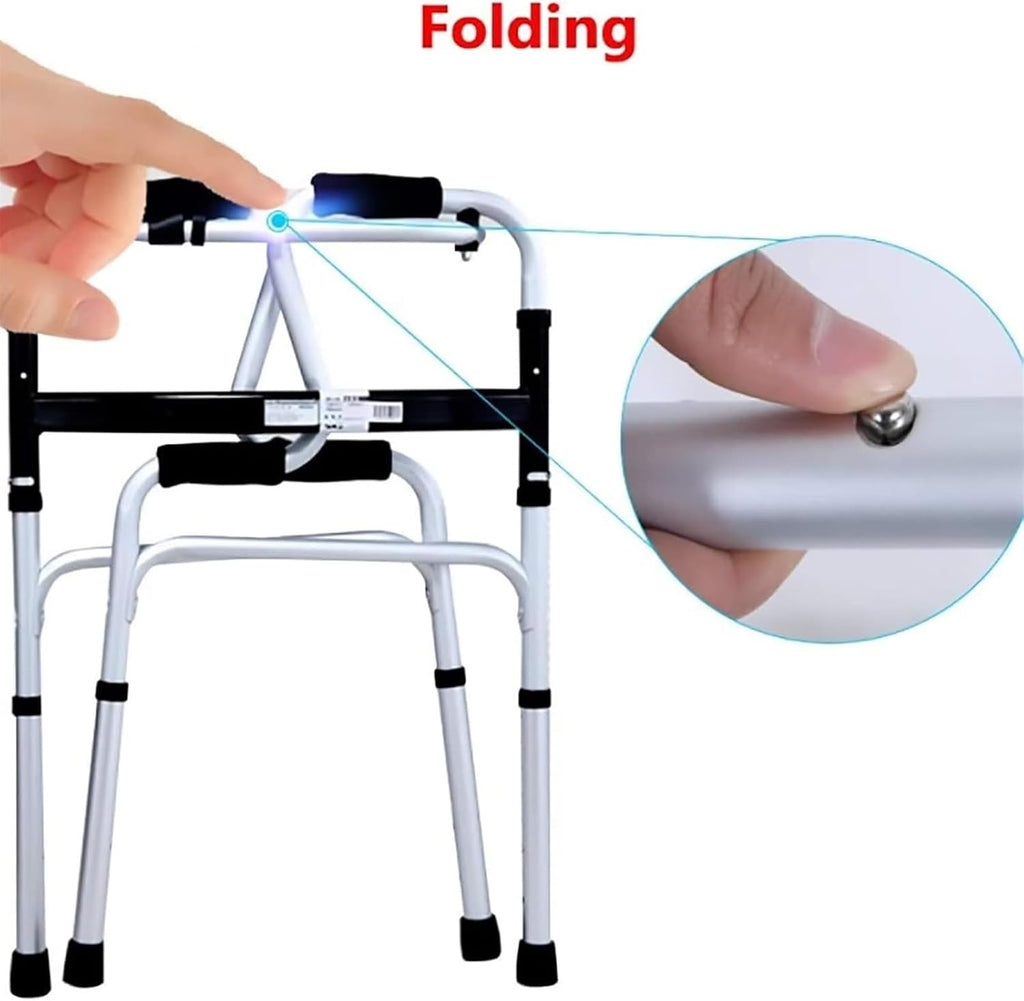 Bedside Commode,Toilet Seat with Handles Commode Height Adjustable Toilet seat with Non-Slip Rubber feet Folding Chair with Built-in Toilet