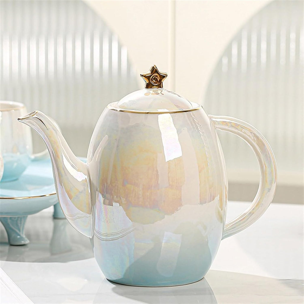 Beverage Serveware Teapot teacup set home living room ceramic hospitality kettle cup tea set teacup set Water Carafe