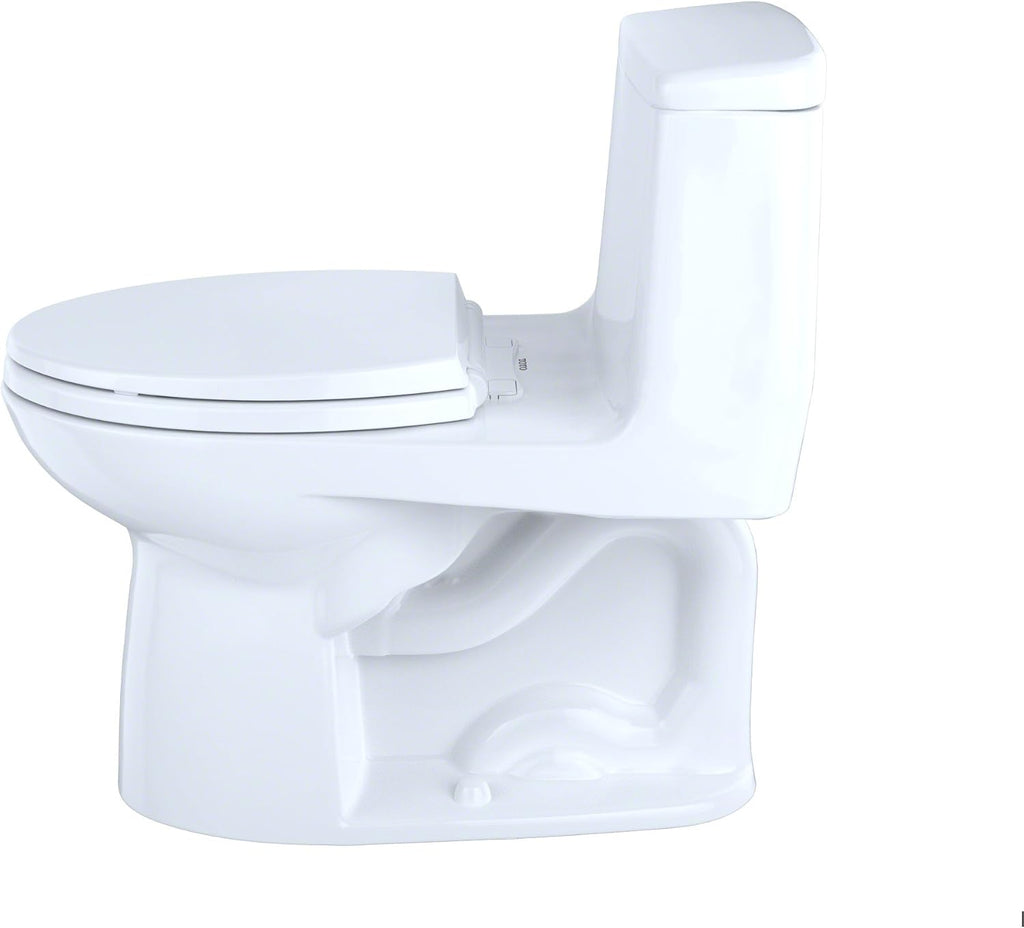 TOTO MS854114SL#01 Ultra Max One-Piece Elongated 1.6 GPF ADA Compliant Toilet, Cotton White