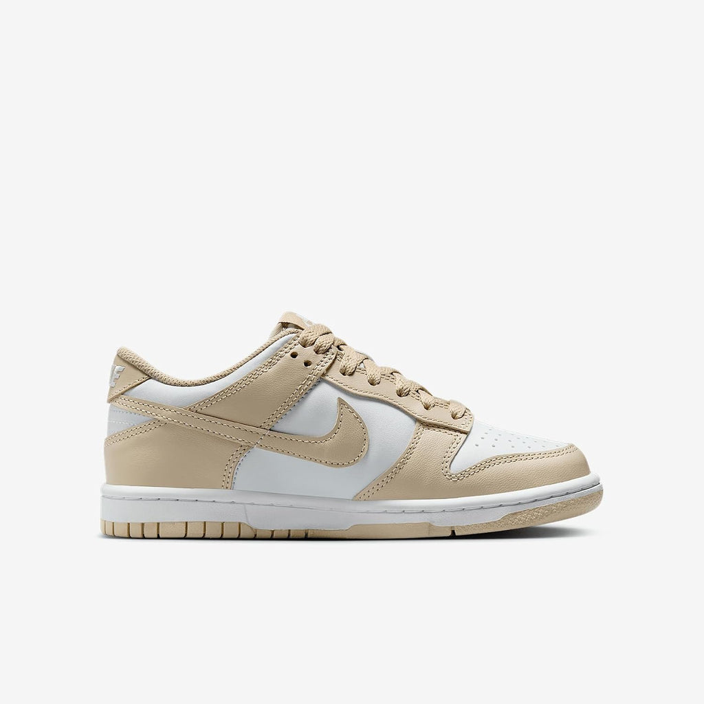 Nike Dunk Low Big Kids' Shoes (FB9109-200, Desert Khaki/Pure Platinum/Desert Khaki) Size 5.5