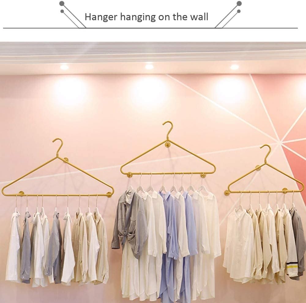 Exquisite Clothes Rail Rack Metal Retail Clothing Garment Racks Display Rod, Clothing Store Display Rack Ceiling Hanger, Women'S Clothing Store Shelves Display Hangers/C/(A-80Cm)