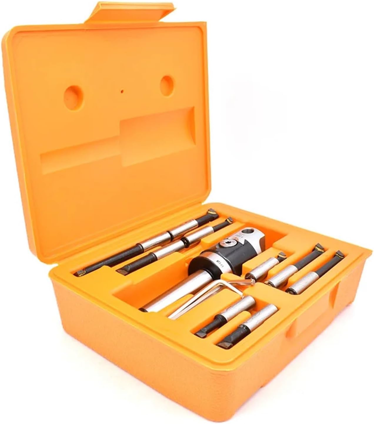 2 inche 50mm+9pcs 12mm Draw Bars Boring Head NT40 BT40 Tool Handle Boring Set F1 Rough Mill for CNC Machine Bore(BT40-(50MM)-9PCS)