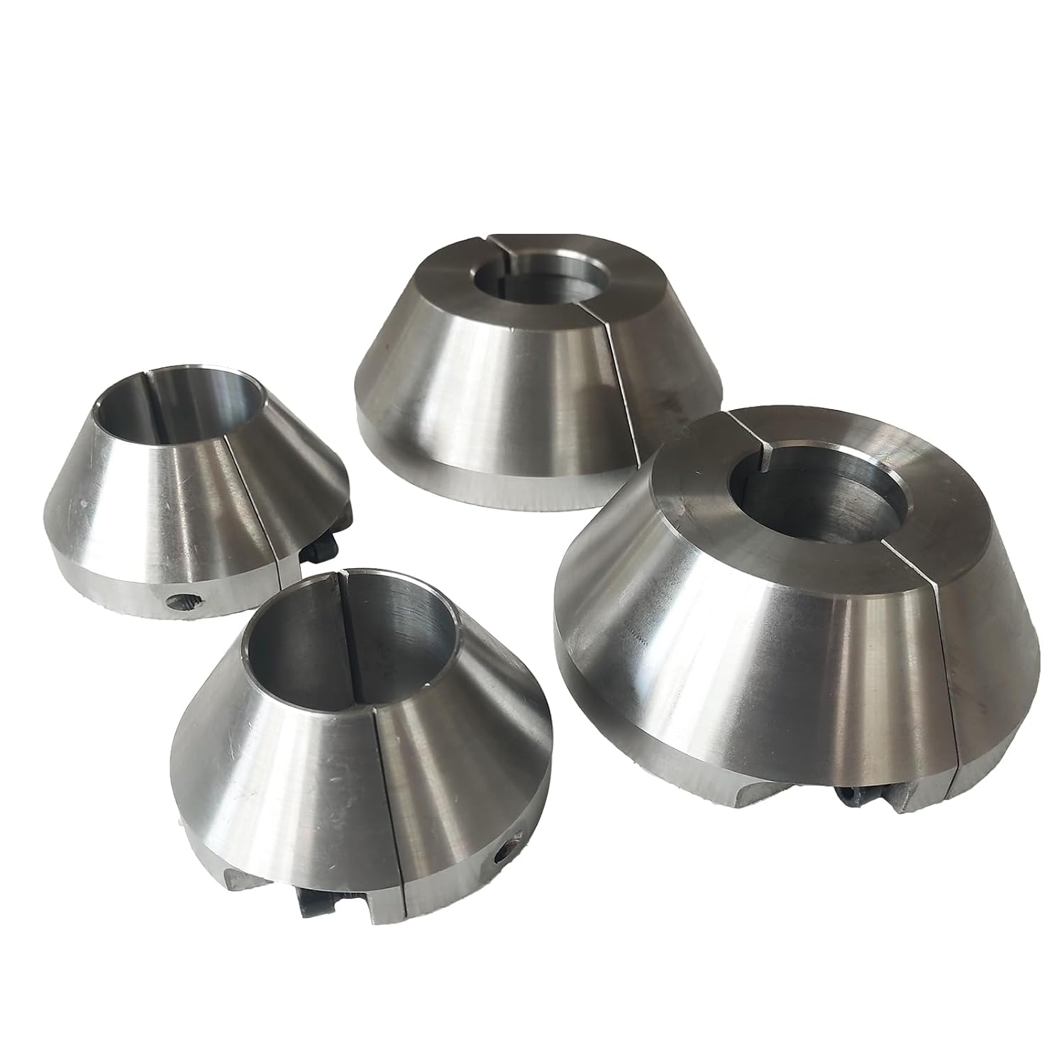 Centering Cone 50mm/1.97in Inner Diameter Universal Fit for Portable Line Boring Machine 50 Boring Bars 45 Steel Material 2 Large 2 Small High Precision Durable
