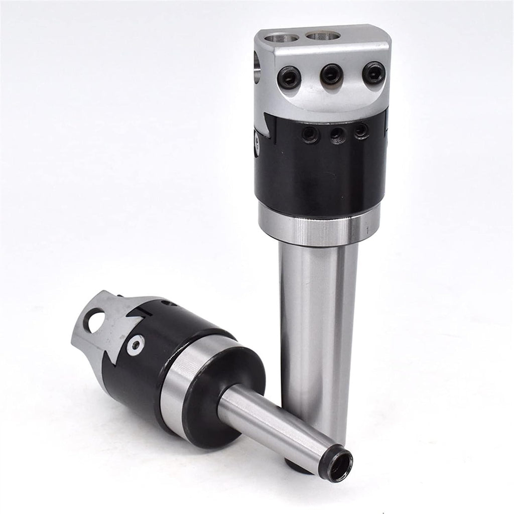 Lathe Blade,1set F1 12 2 Inch 50mm Boring Head +1pcs Draw bar Morse Tapper Cone MT2 MT3 MT4 C20 C25 NT30 R8 Boring Tool for CNC Machine Milling Lathe Tool (Size : R8-((F1 12) 7-16)