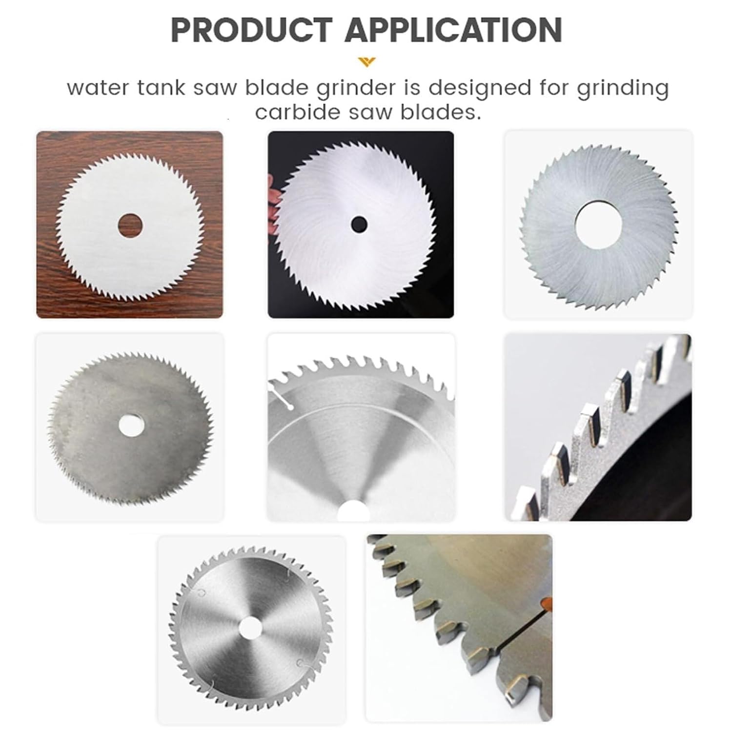 Chain Saw Sharpener Tool, Electric Circular Saw Blade Sharpener, Circular Saw Blade Sharpener, Multi Tool Blade Sharpener, W/Water Injection, Adjustable Angle, 2580 RPM, for Cutting Wood, Plastic (Co