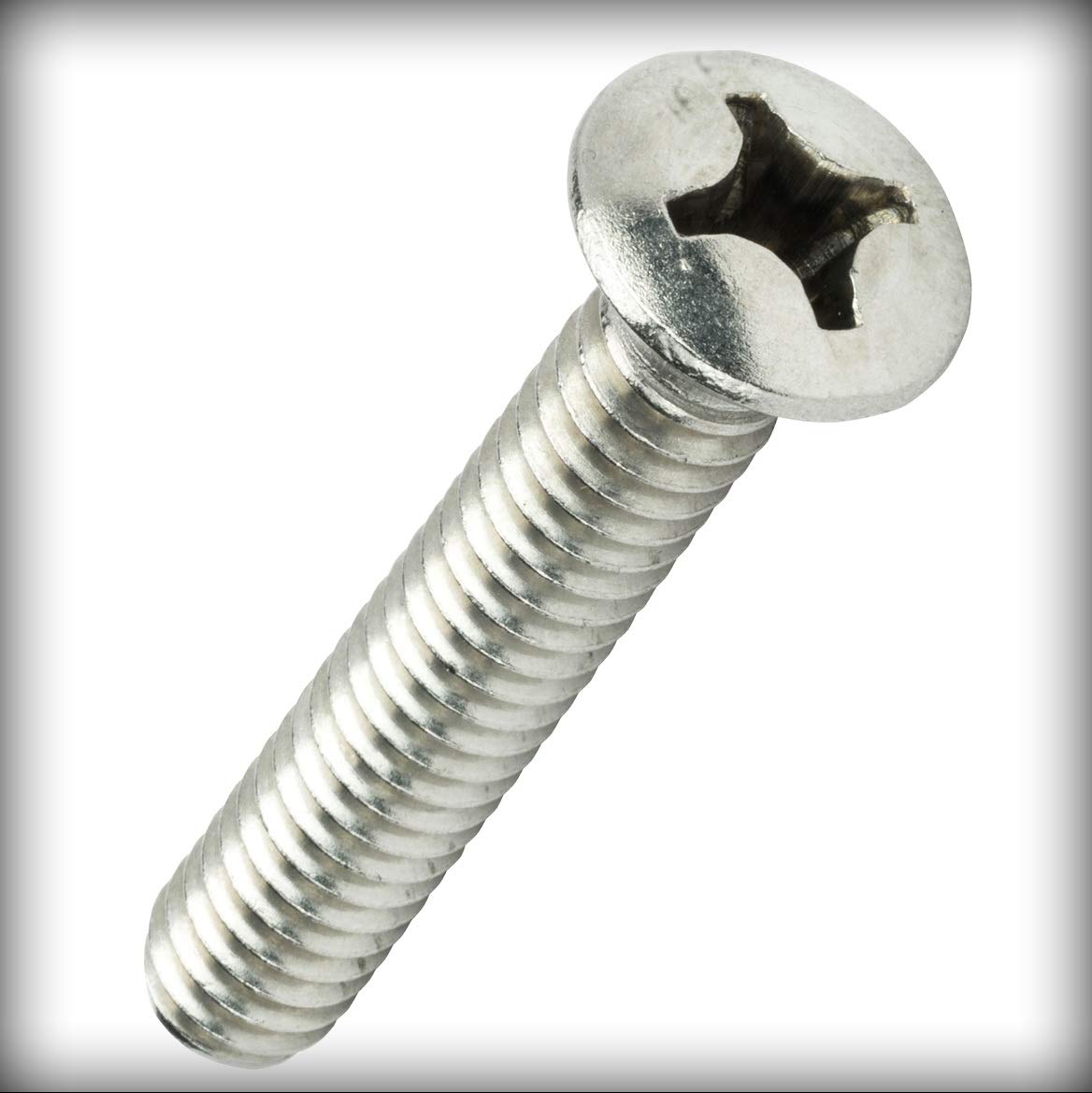 New Pack of 500 Pcs 1/4-20 x 1/2' inch Phillips-Drive Oval Head Machine Machine Screws Kit Stainless Steel 18-8 Set Warranity by Pr-Merchant