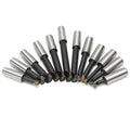 Lathe blade,12pcs 18mm Shank F1 Boring Bar Set for 3 Inch Boring Head Carbide Tipped Milling Tool Milling Lathe Tool