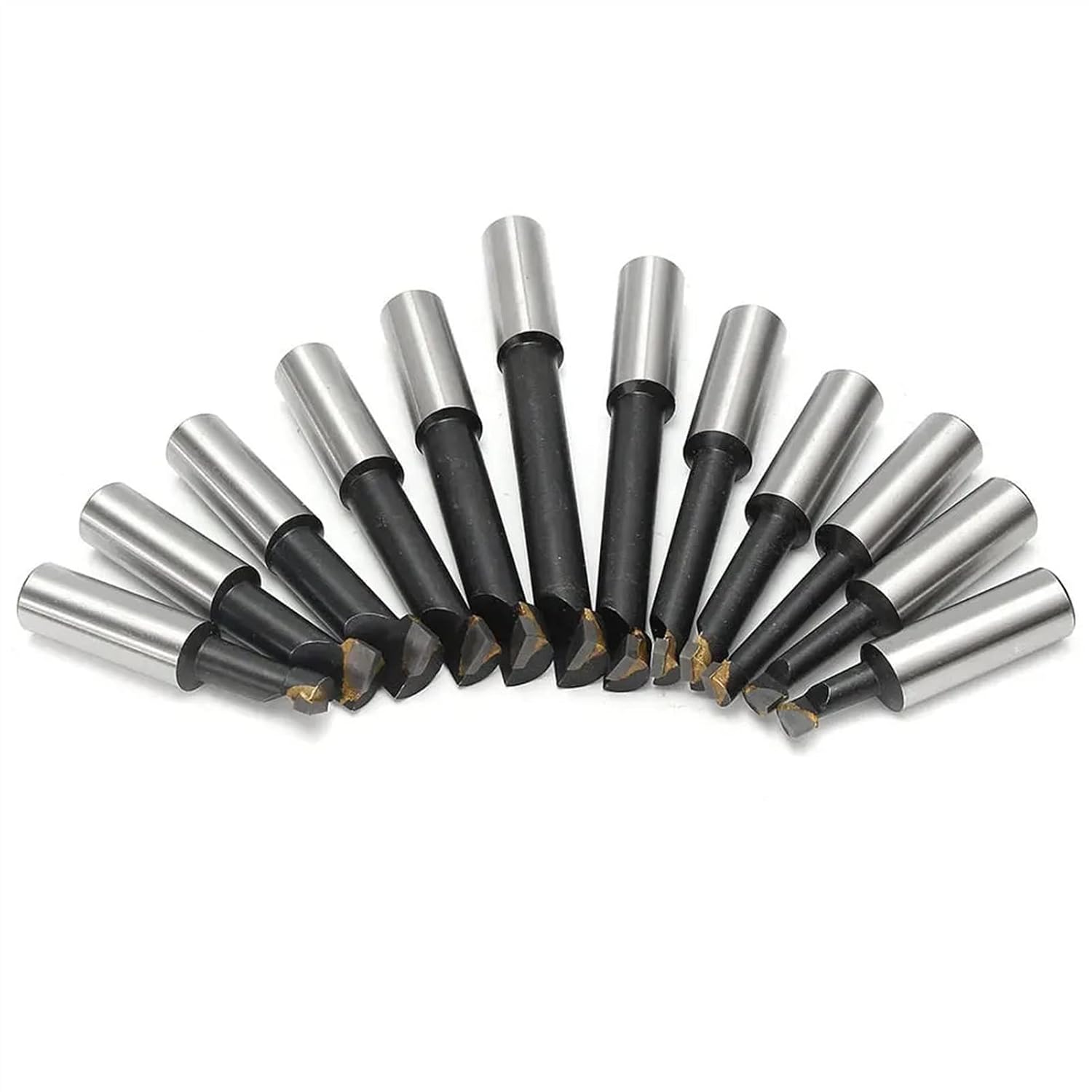 Lathe blade,12pcs 18mm Shank F1 Boring Bar Set for 3 Inch Boring Head Carbide Tipped Milling Tool Milling Lathe Tool