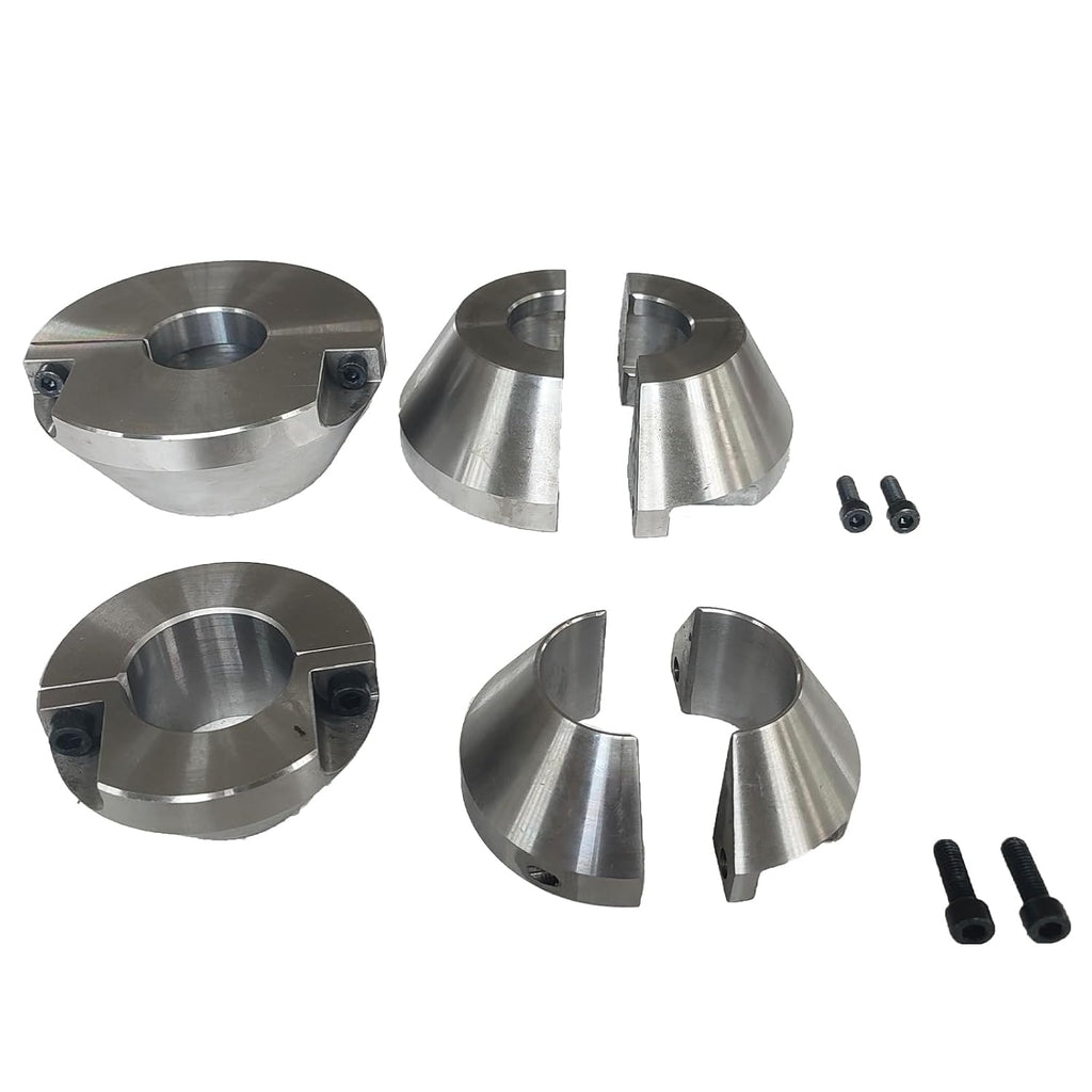 Centering Cone 50mm/1.97in Inner Diameter Universal Fit for Portable Line Boring Machine 50 Boring Bars 45 Steel Material 2 Large 2 Small High Precision Durable