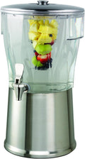 Service Ideas CBDRT5BSSS Elite Beverage Dispenser with Infuser Tube, Stainless Steel and Plastic, NSF, 5 Gallon, Brushed