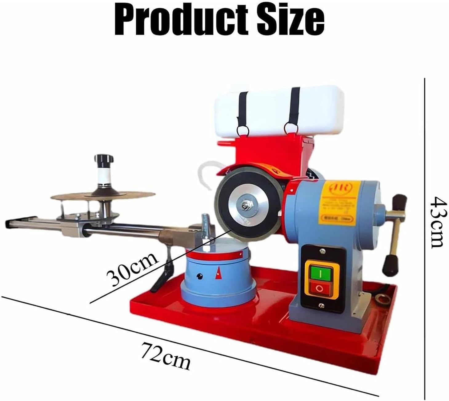 Electric Circular Saw Blade Sharpener, Multi Tool Blade Sharpener, Dry Wet Circular Saw Blade Sharpener 2850rpm Saw Blades Polishing Machine Carbide Tips Sharpening Tool (370W)