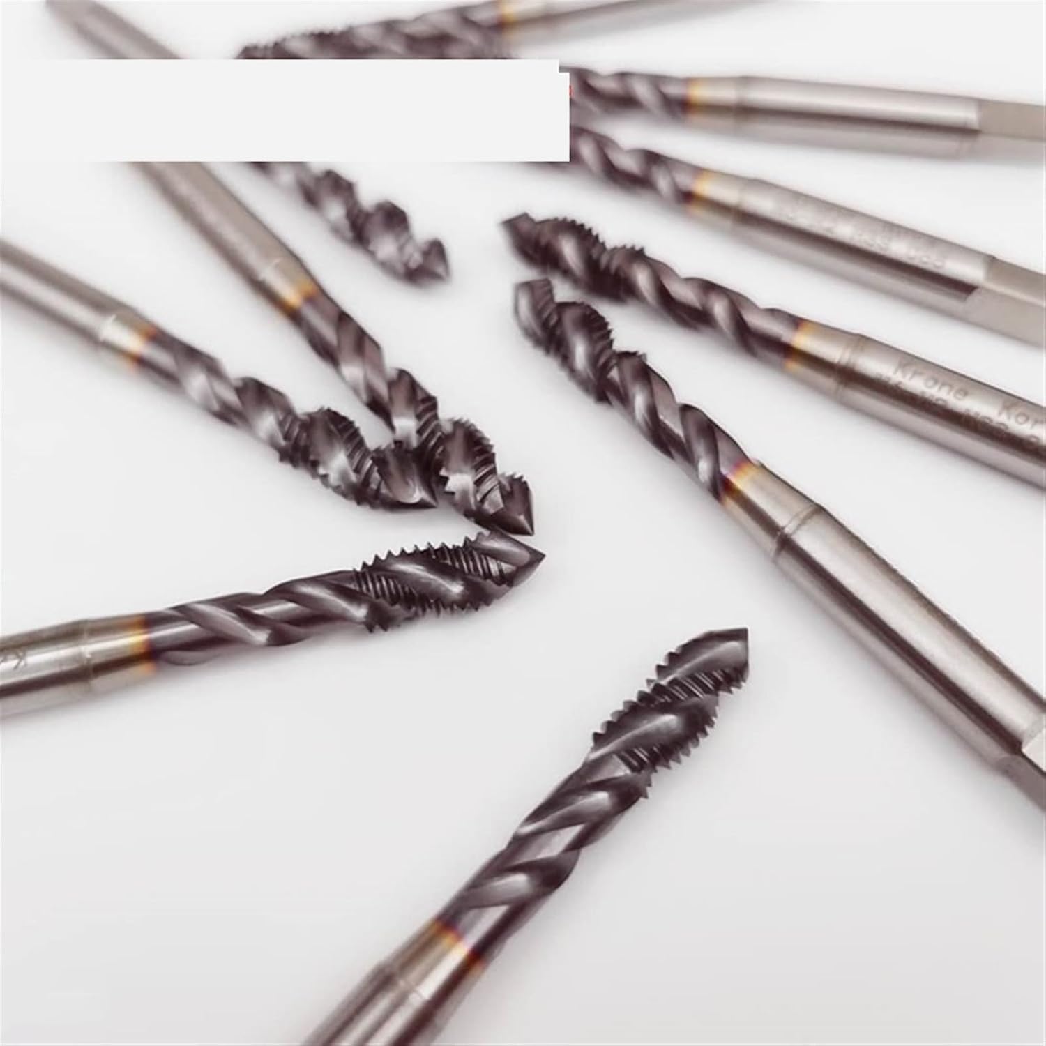 1Pcs Cobalt Screw Thread Tap Drill Bits Spiral Pointed Flute Metric M2-M16 TICN Coated Machine Tap for Stainless Steel(Spiral Tap,10PCS_M12X1.75)