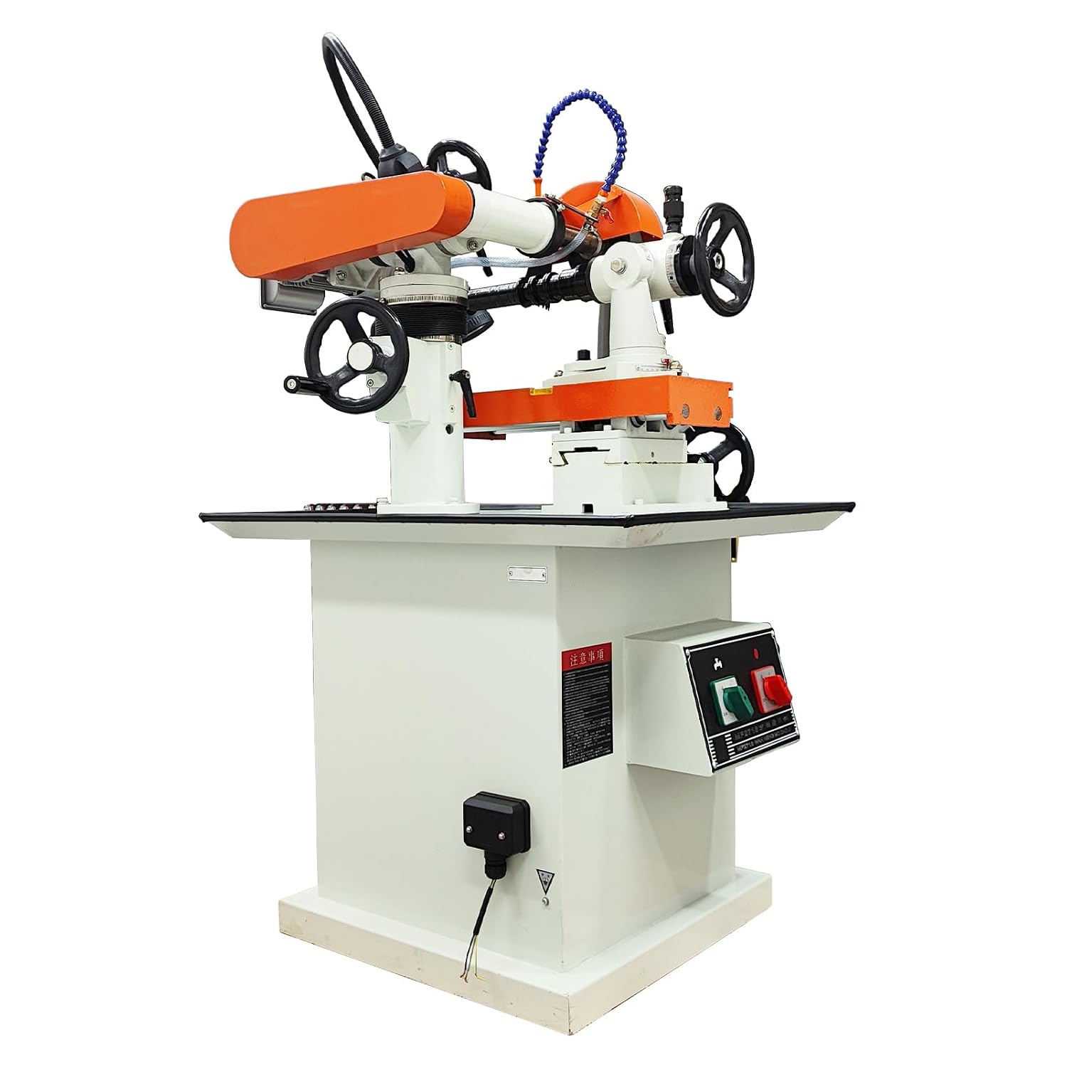 220V 4-in-1 Multi-Tool Sharpener with Speed Control, 370W Power & 150mm Grinding Wheel for Sharpening Saw Blades (Ø90-630mm), Router Bits, Planer Knives & Carbide Blades 3500RPM
