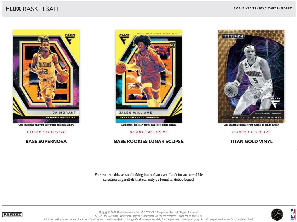 Panini Flux Basketball Hobby Box 2022-23