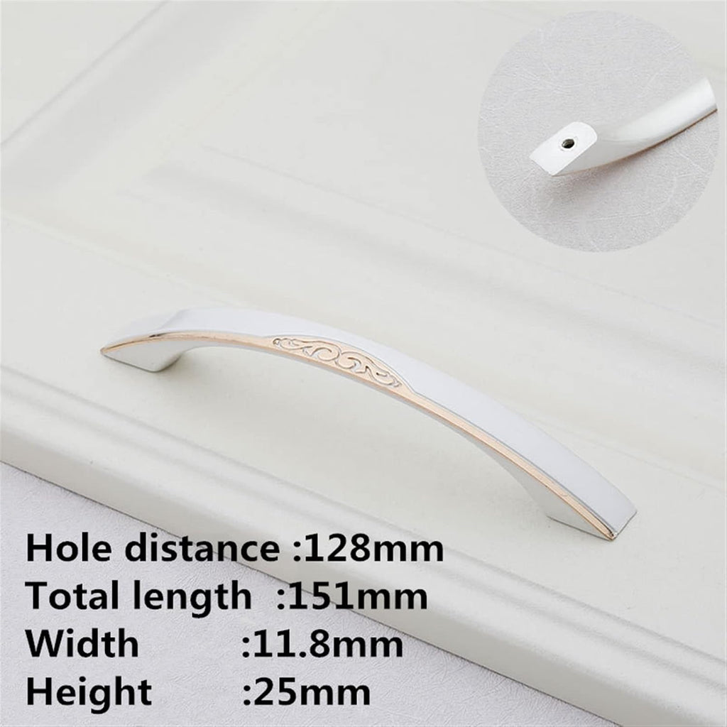 TOMYEUS Cabinet Handles Kitchen Hardware 10 Pcs Zinc Alloy Gold Silver Cabinet Door Handles Drawer Knobs Kitchen Cupboard Door Pulls Furniture Handle Hardware Cabinet pulls Kitchen Cabinet Handles