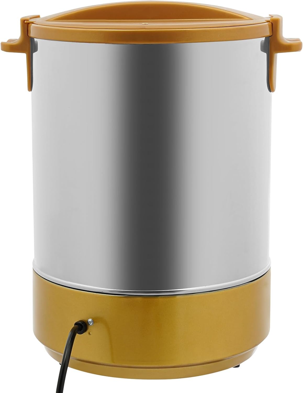 100-Cup Commercial Grade Stainless Steel Percolate Coffee Maker Hot Water Urn for Catering, Hot Water Dispenser 5 Gallons, Large Capacity Heated Beverage Dispenser for Party, Event, Camping, 19L, Gold