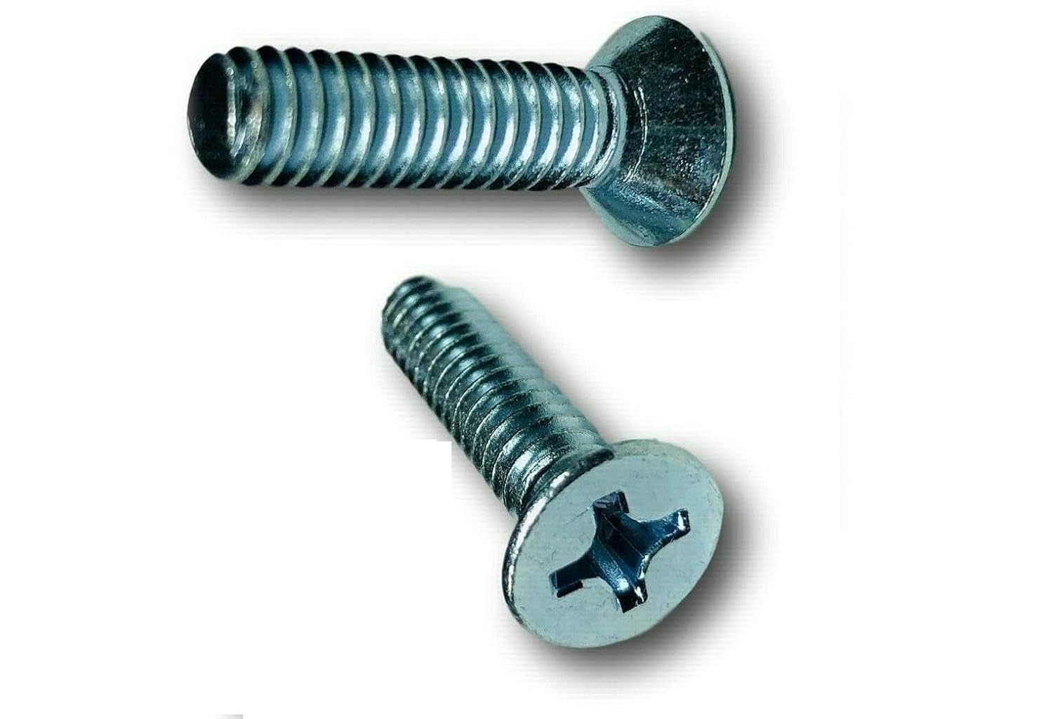 Pr-Mch Package of 4000 1/4-20 x 1/2' Phillips Flat Head Machine Screw Zinc Plated Countersunk Set Kit #DR-D7693D