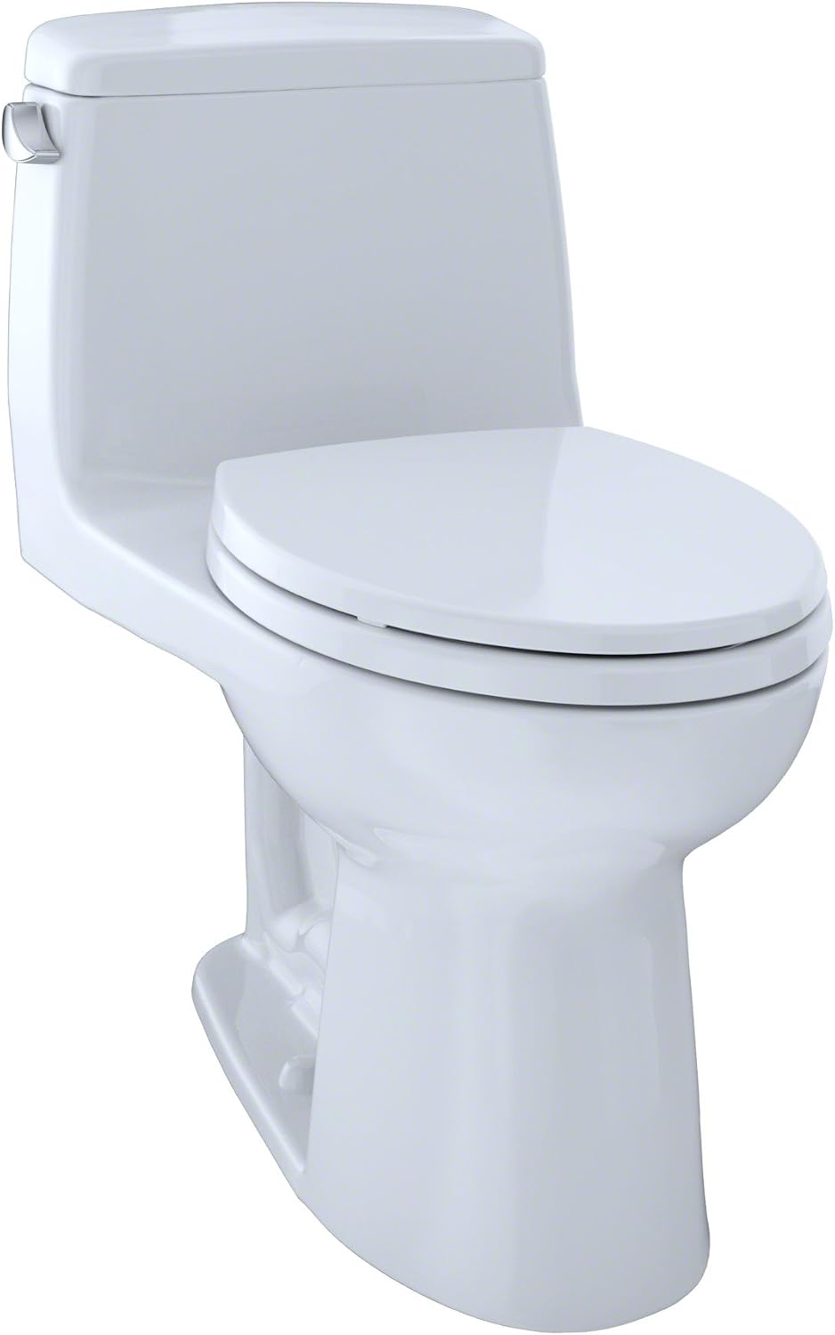 TOTO MS854114SL#01 Ultra Max One-Piece Elongated 1.6 GPF ADA Compliant Toilet, Cotton White