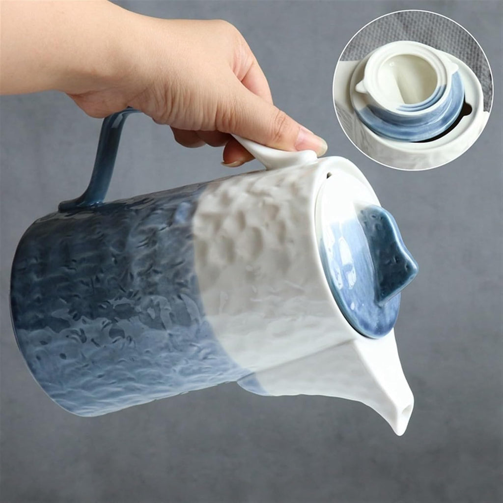 Beverage Serveware Ceramic kettle set household heat-resistant tea cup set living room cold kettle tea set water cup Water Carafe