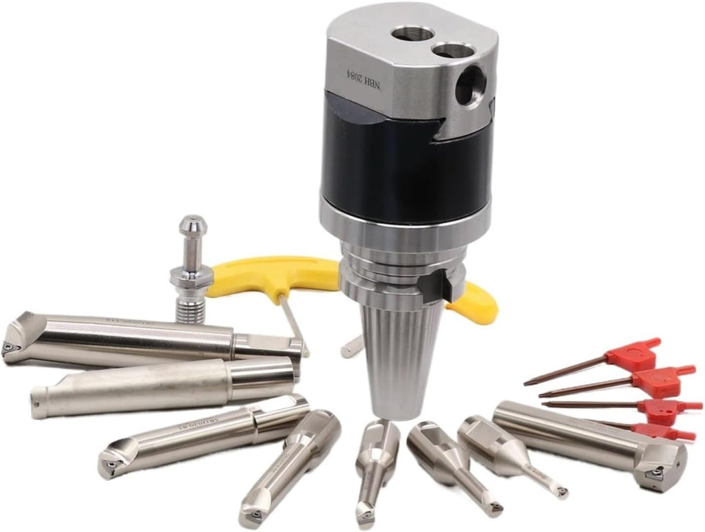 BT40 BT50 NBH 2084 8PCS Lathe Machining Boring Carbide Bar Tool Finishing(BT50-NBH2084-8PCS)