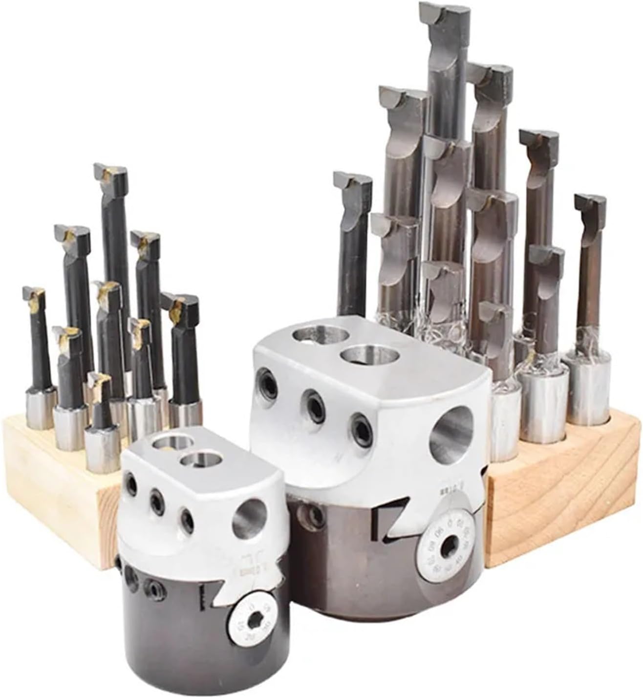 2 inche 50mm+9pcs 12mm Draw Bars Boring Head NT40 BT40 Tool Handle Boring Set F1 Rough Mill for CNC Machine Bore(BT40-(50MM)-9PCS)