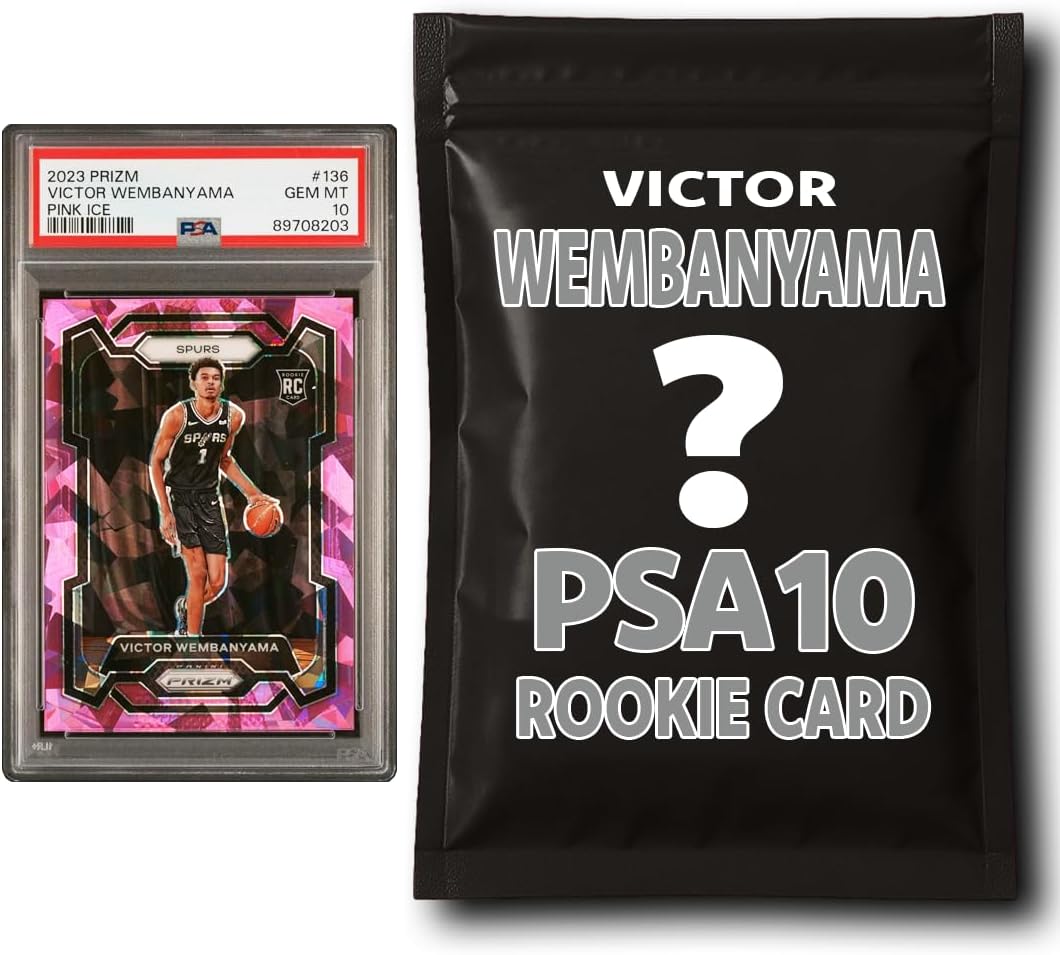 PSA 10 Graded Rookie Basketball Card Mystery Box - Victor Wembanyama
