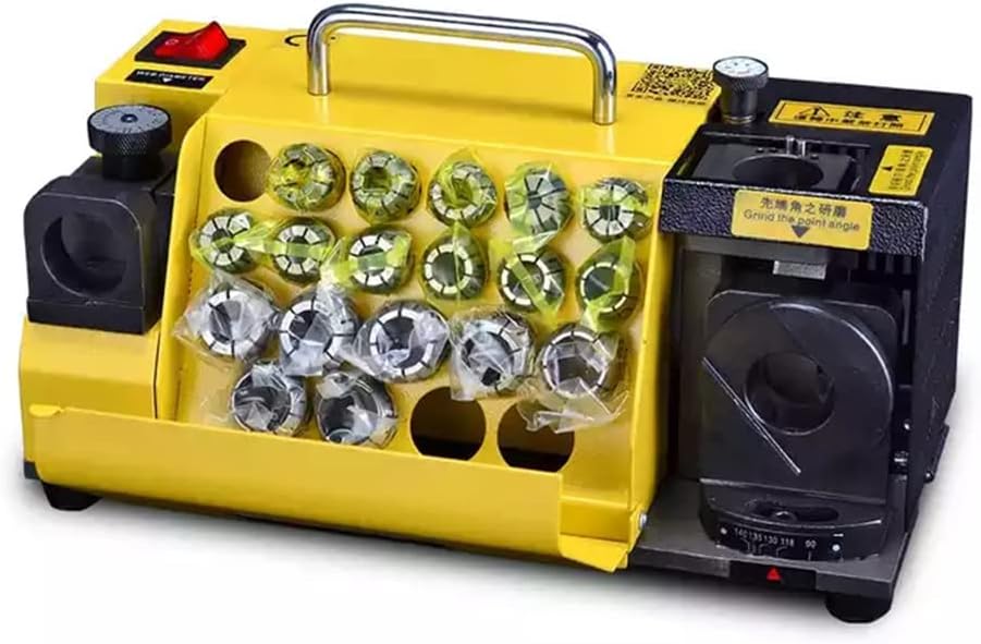 110V 20G 3-20mm Portable Drill Bit Grinder, Drill bit Sharpener Machine with Grinding Wheel (SDC)