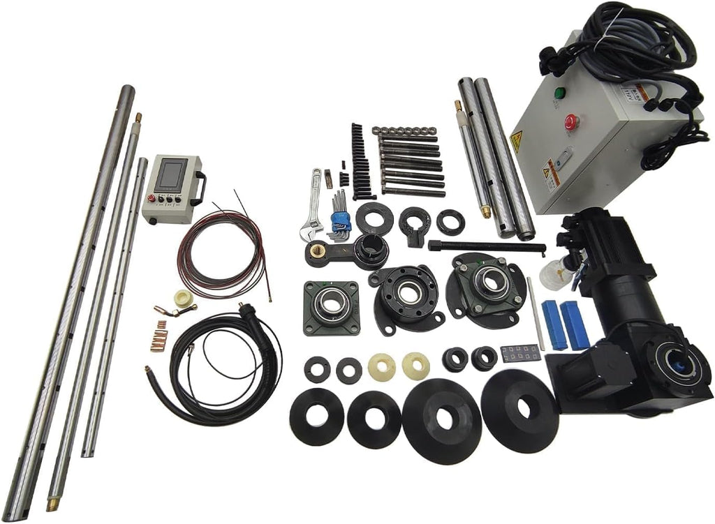 Portable 2in1 Line Boring and Overlay Welding Machine Bore Welder Hole Drilling Equipment with Connecting Rod and Digital Display Boring Bar for Excavators Cranes Loaders Without Welder