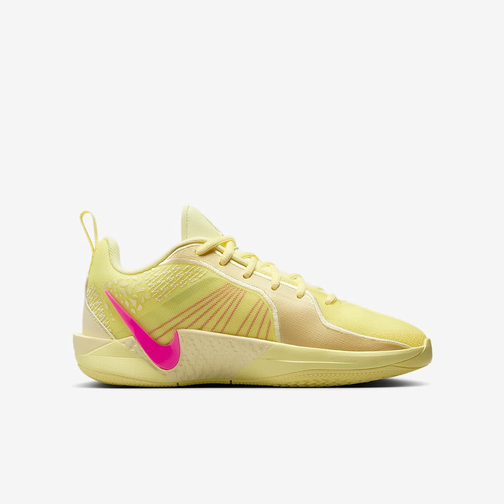 Sabrina 2 'Court Vision Big Kids' Basketball Shoes (FQ7376-800, Citron Tint/Alabaster/Laser Fuchsia/Royal Pulse) Size 7