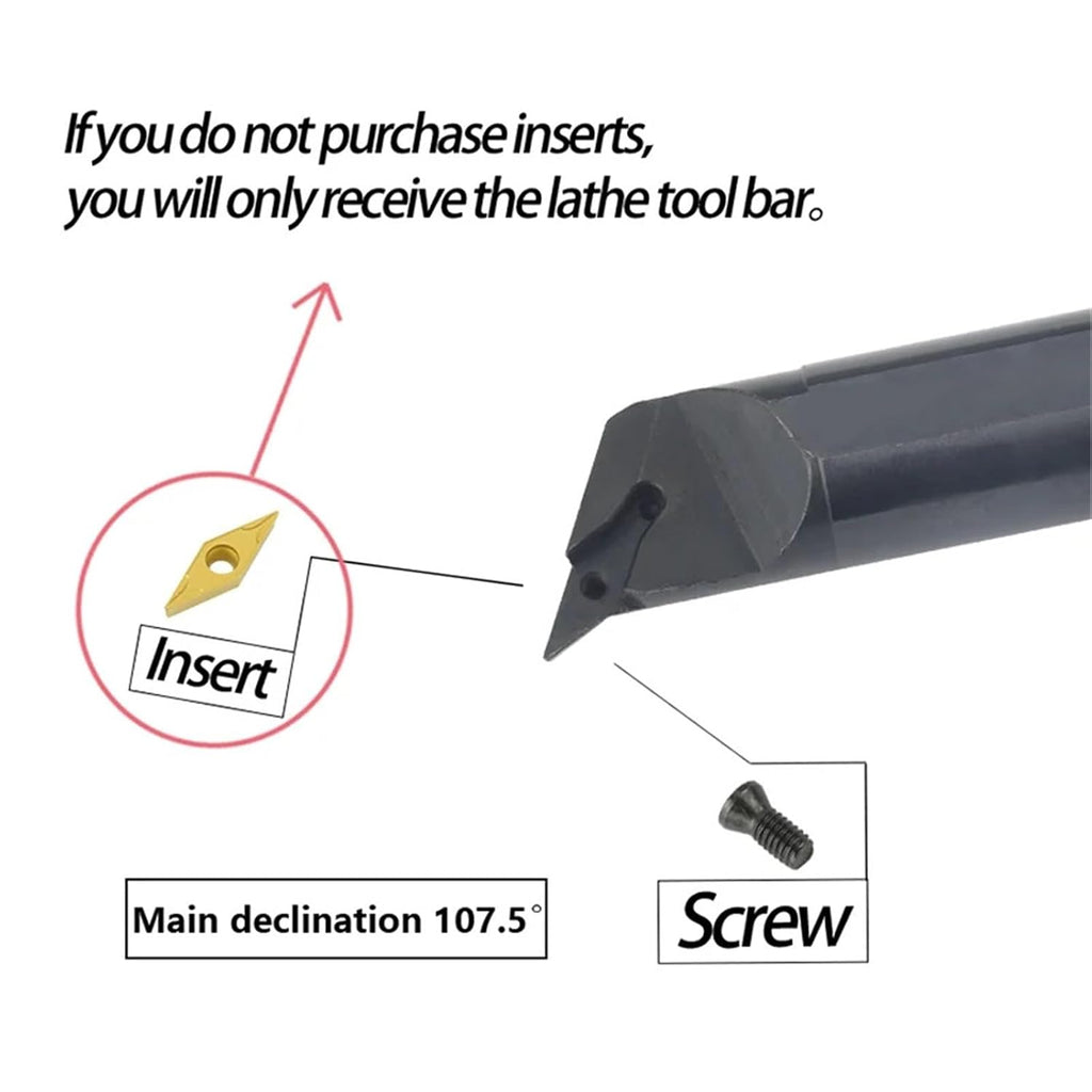 1pc SVQBR S20R-SVQBR11 S25S-SVQBR16 Lathe Cutter Internal Turning Tool Holder Boring Bar Carbide Insert VBMT11/16 CNC(VBGT160408-AK H01,S25S-SVQBR16)
