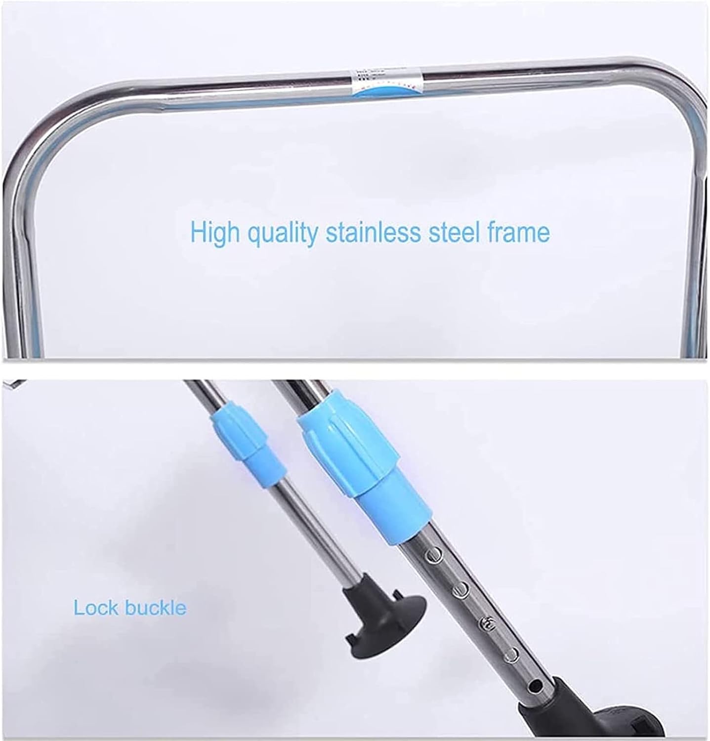 Shower Stool Bath Chair Toilet Seat Heavy Duty Drop Arm Bariatric Commode Homecare Toilet Chair with Arms and Bathroom Safety Frame for Elderly,Adults Adjustable Seat Height Easy T