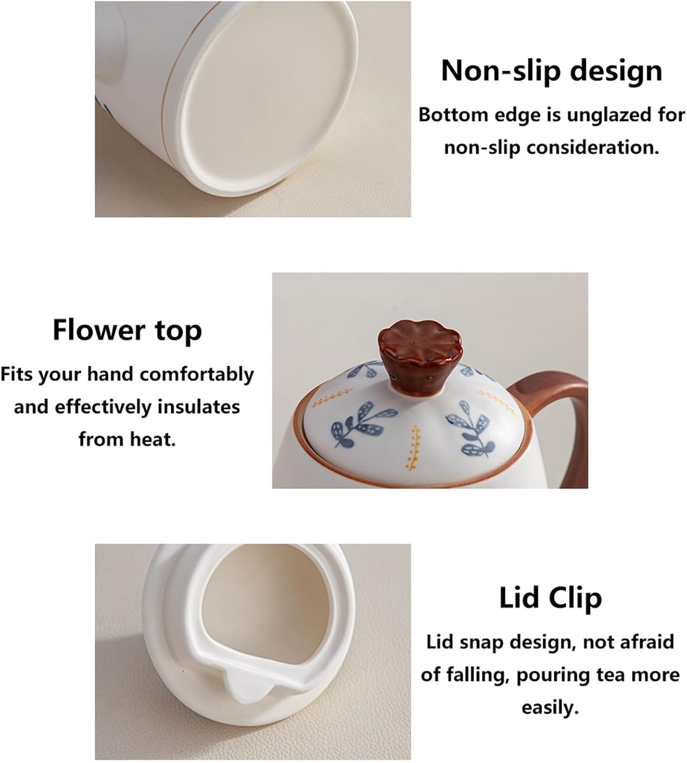 Beverage Serveware Ceramic cold kettle water set creative tea set coffee set souvenir 8-piece set gift tea party essentials Water Carafe