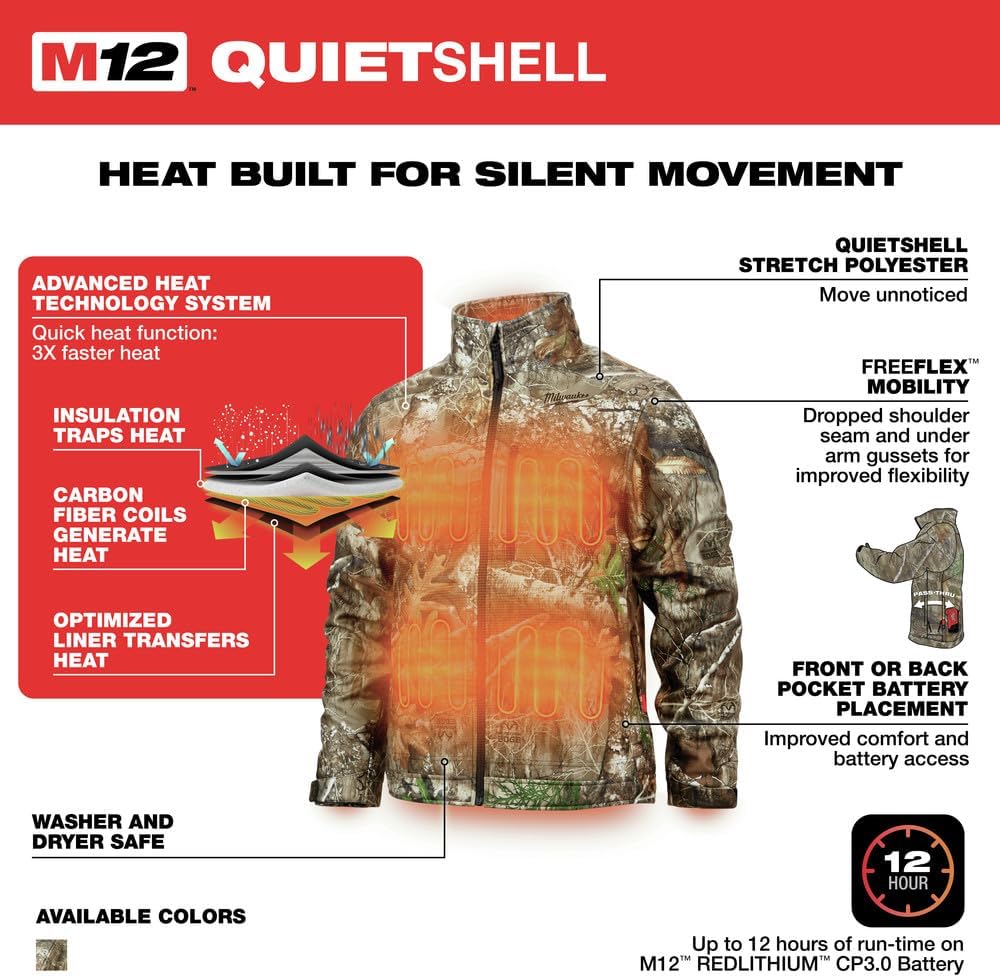 Milwaukee Electric - M12 CAMO Heat Jacket KIT S