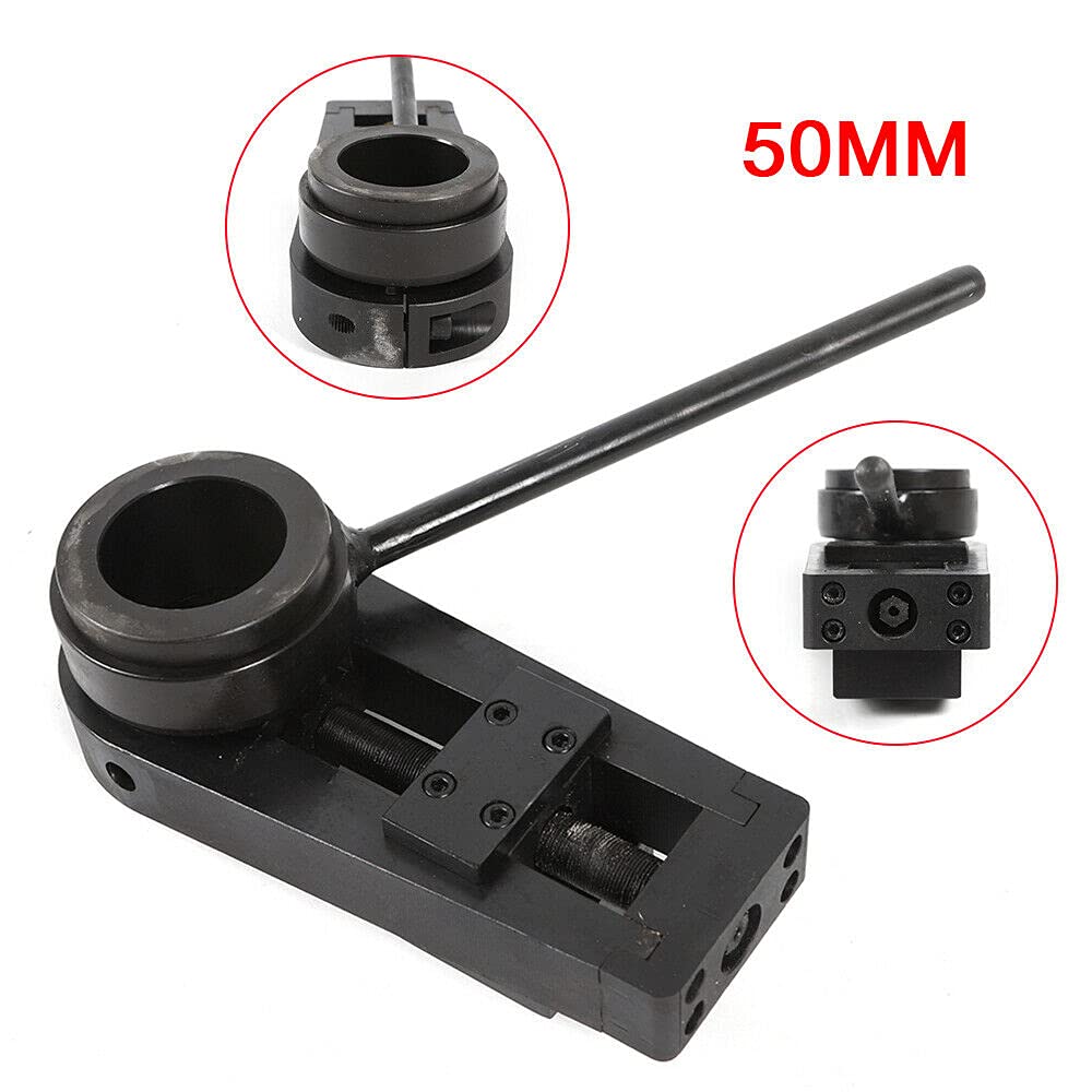 Boring Facing Head Facing Head Steel Face Milling Head fits Portable Line Boring Machine Boring Bar Tools Facing Boring Machine Accessories(50mm)